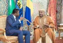 Le président gabonais Ali Bongo Ondimba à Lomé ce mercredi