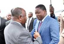 Ali Bongo Ondimba, le président en exercice de la CEEAC, a reçu aujourd’hui Faure Gnassingbé, son homologue de la CEDEAO