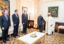 Gabon : Ali Bongo reçoit les ambassadeurs des pays membres du Conseil de sécurité de l’ONU