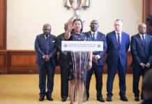 Gabon : Les dix nouveaux ministres du gouvernement Julien Nkgoghe Bekalé II ont prêté serment devant Ali Bongo