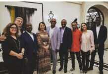 En visite au Gabon, Samuel L. Jackson reçu par le président Ali Bongo