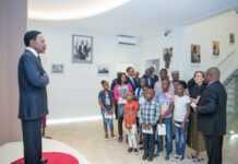 Nouvelle sortie en public pour Ali Bongo Ondimba qui a visité le nouveau musée national des Arts et Traditions du Gabon