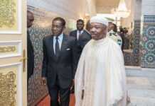 Teodoro Obiang Nguema ce vendredi à Libreville : « Je suis heureux de constater qu’Ali Bongo a totalement repris ses fonctions de dirigeant du Gabon »