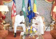 George Weah en visite officielle au Gabon : « Je suis content de voir le Président Ali Bongo en bonne santé »