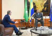 Gabon : Omniprésent, le président Ali Bongo Ondimba s’entretient avec les dirigeants du pétrolier Total
