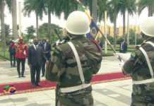 60ème anniversaire de l’Indépendance au Gabon : Ali Bongo Ondimba a présidé ce matin une cérémonie militaire