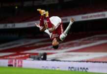 Football : Pierre-Emerick Aubameyang signe un triplé en seulement 47 minutes