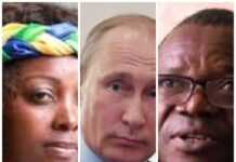 Gabon : Marc Ona Essangui et Laurence Ndong face à leurs contradictions au sujet de la Russie de Vladimir Poutine