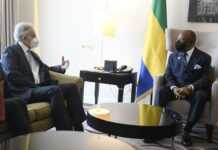 Sommet UE-UA : Ali Bongo Ondimba échange avec l’ancien premier ministre britannique Tony Blair