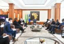 « Honorée de rencontrer le président Ali Bongo Ondimba pour discuter du rôle important du Gabon au sein du Conseil de sécurité des Nations Unies » (Wendy Sherman, secrétaire d’Etat adjointe des Etats-Unis)