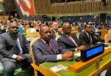 Le président du Gabon Ali Bongo Ondimba s’adresse à l’Assemblée générale de l’ONU ce mercredi