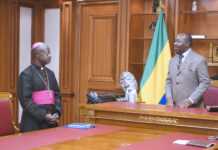 Gabon : Le nouvel évêque de Franceville chez Ali Bongo Ondimba