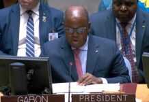 6 octobre 2022 : Le Gabon fait son premier discours en tant que président du Conseil de sécurité de l’ONU