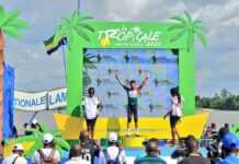 Tour du Gabon 2023 (Tropicale Amissa Bongo) : Vainqueur de la 4ème étape, l’Algérien Azzedine Lagab offre à l’Afrique sa 1ère victoire