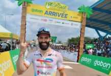 Tour du Gabon 2023 (Tropicale Amissa Bongo) : Vainqueur de la 1ère étape entre Bitam et Oyem, le Français Geoffroy Soupe revêt le maillot jaune