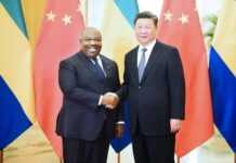 « Le président Ali Bongo Ondimba est le premier chef d’État africain à être reçu par le président Xi Jinping depuis sa réélection », souligne les autorités chinoises
